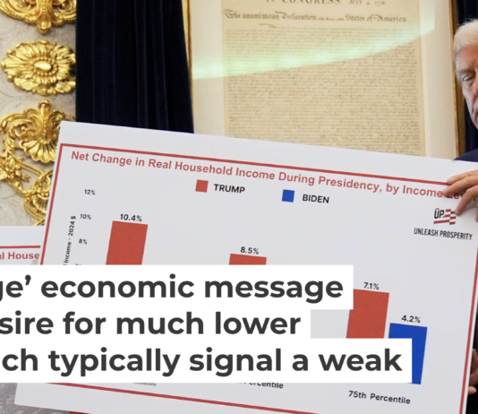 President Donald Trump has said he believes the U.S. economy has entered a ‘golden age’ on his watch. AP Photo/Mark Schiefelbein